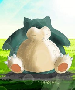 Snorlax Pokemon Paint By Numbers