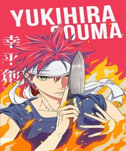 Soma Yukihira Poster Paint By Numbers