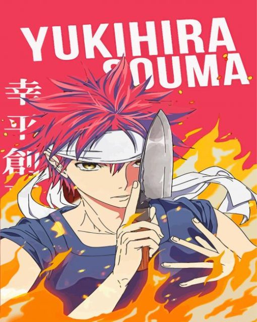 Soma Yukihira Poster Paint By Numbers