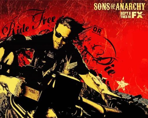 Sons Of Anarchy Art Paint By Numbers