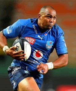 South African Rugby Union Player Cornal Hendricks Paint By Numbers