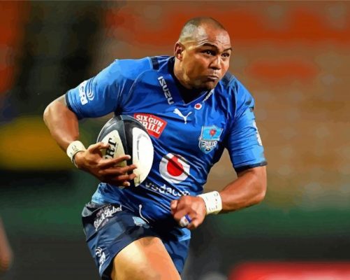 South African Rugby Union Player Cornal Hendricks Paint By Numbers