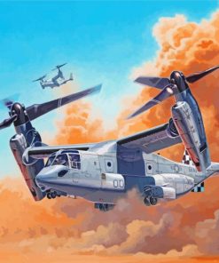 The Aircraft Bell Boeing V22 Osprey Paint By Numbers