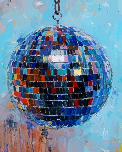 The Disco Ball Art Paint By Numbers