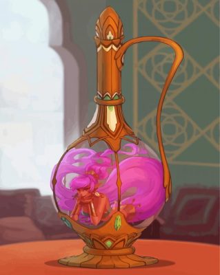 The Genie In A Bottle Paint By Numbers