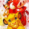The Lion King Timon And Pumbaa Paint By Numbers