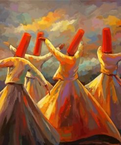 The Whirling Dervishes Paint By Numbers