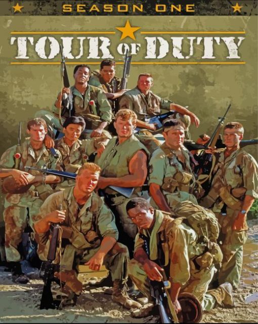 Tour Of Duty Serie Poster Paint By Numbers