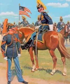 United States Cavalry Paint By Numbers