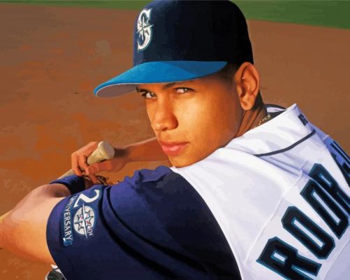 Young Alex Rodriguez Paint By Numbers