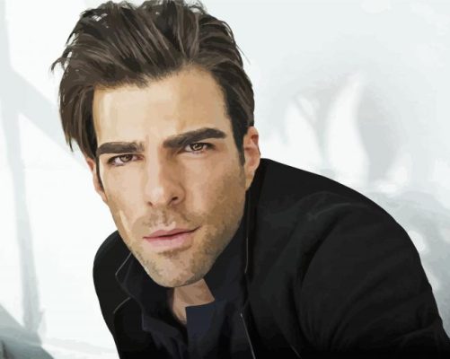 Zachary Quinto Actor Paint By Numbers