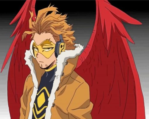 Aesthetic Mha Hawks Paint By Numbers