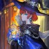 Anime Wizard Girl Paint By Numbers