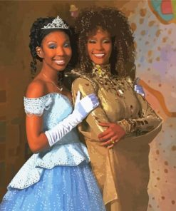 Black Cinderella With Whitney Houston Paint By Numbers