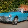 Blue Austin Healey Sprite Paint By Numbers