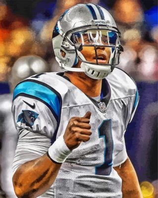 Cool Cam Newton Paint By Numbers