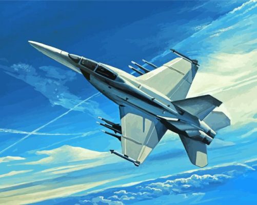 F18 Paint By Numbers