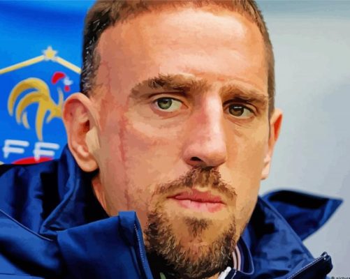 Footballer Franck Ribery Paint By Numbers