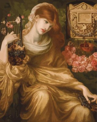 Gabriel Rossetti Roman Widow Paint By Numbers