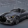 Grey Shelby Mustang Luxury Car Paint By Numbers