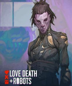 Love Death And Robots Poster Paint By Numbers