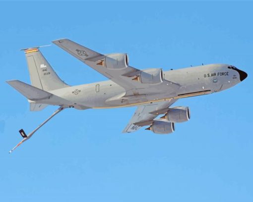 Military KC 135 Aircraft Paint By Numbers