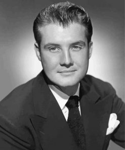 Moncohrome George Reeves Paint By Numbers