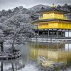 Monochrome Golden Palace Japan Paint By Numbers