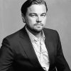 Monochrome Leonadro Dicaprio Wolf Of Wall Street Paint By Numbers
