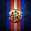 New York Mets Golden Logo Paint By Numbers