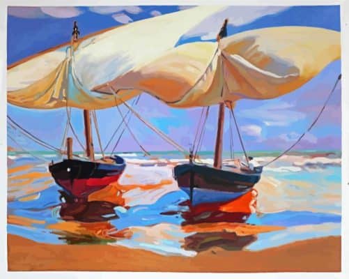 Sailing Boats Joaquin Sorolla Paint By Numbers