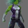 Strong She Hulk Paint By Numbers