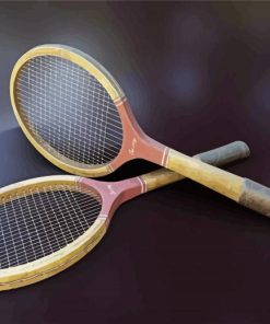 Two Squash Racquet Paint By Numbers