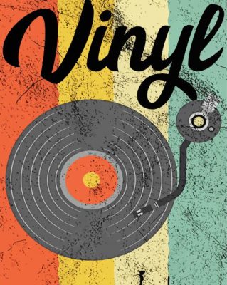 Vinyl Record Poster Paint By Numbers