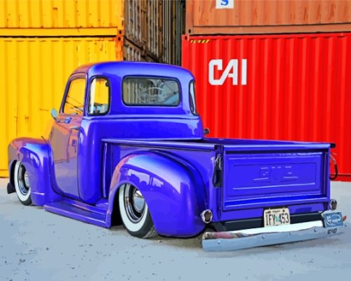 54 GMC Truck Paint By Numbers