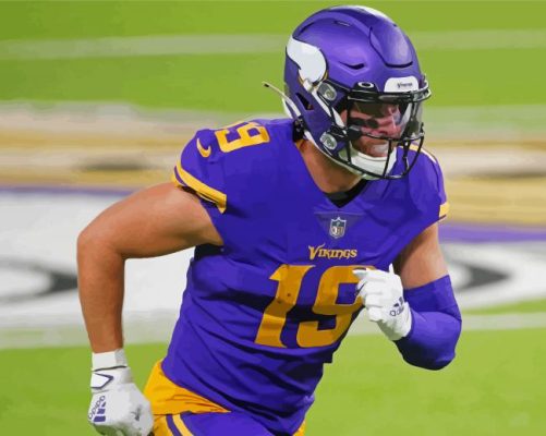 Adam Thielen Paint By Numbers