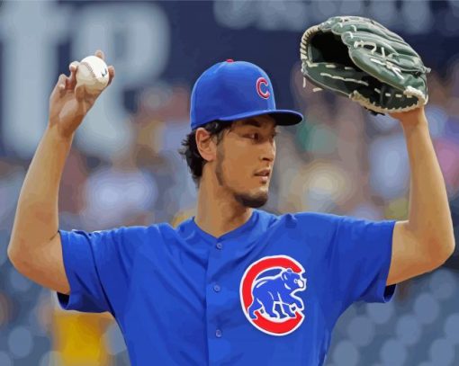 Aesthetic Yu Darvish Paint By Numbers