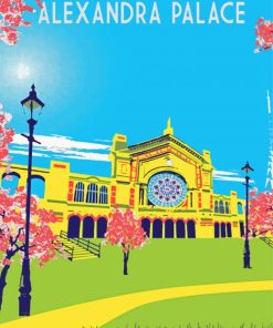Alexandra Palace London Poster Paint By Numbers