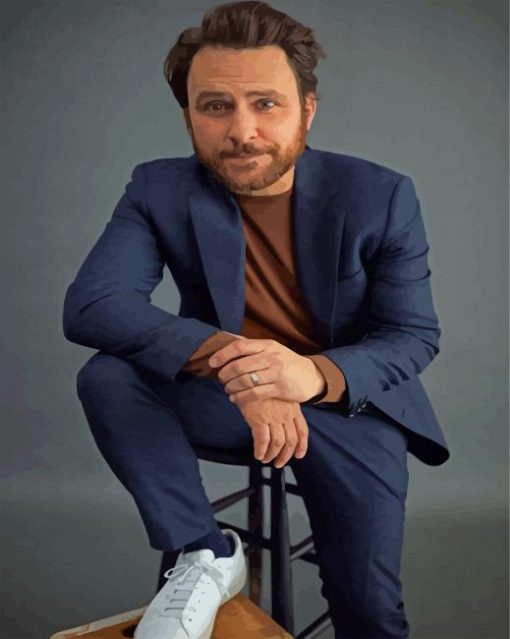 American Actor Charlie Day Paint By Numbers