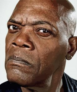 Angry Samuel L Jackson Paint By Numbers