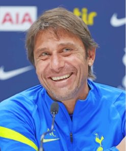 Antonio Conte Smiling Paint By Numbers