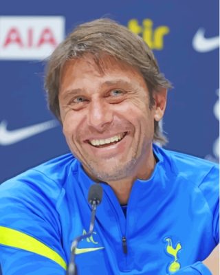 Antonio Conte Smiling Paint By Numbers