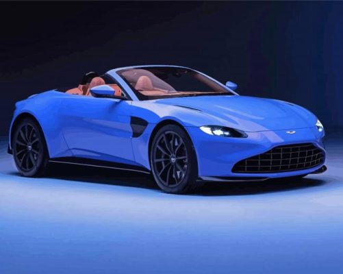 Aston Martin Vantage Car Paint By Numbers