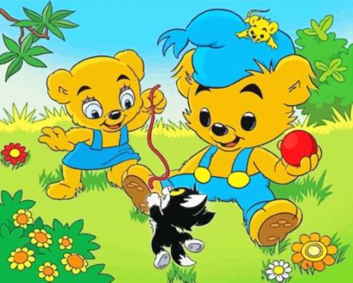 Bamse Animation Paint By Numbers