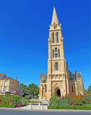 Bergerac Church Paint By Numbers