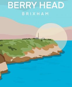 Berry Head Brixham Poster Paint By Numbers