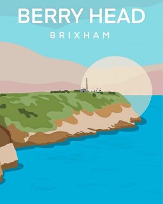 Berry Head Brixham Poster Paint By Numbers