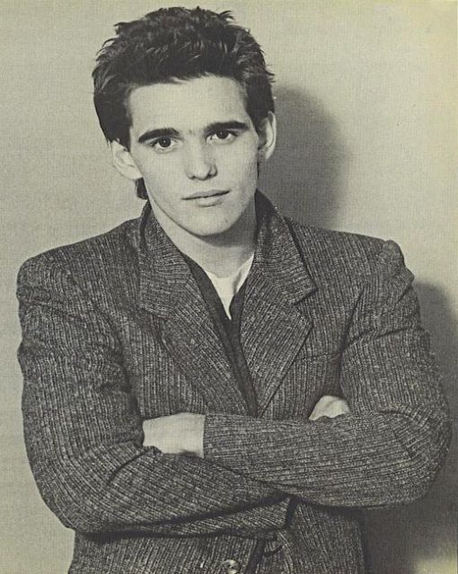 Black And White Young Matt Dillon Paint By Numbers