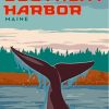 Boothbay Harbour Poster Art Paint By Numbers