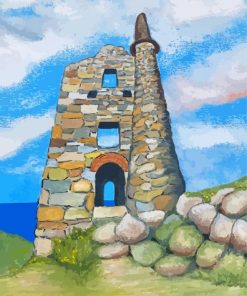 Botallack Tin Mine Paint By Numbers